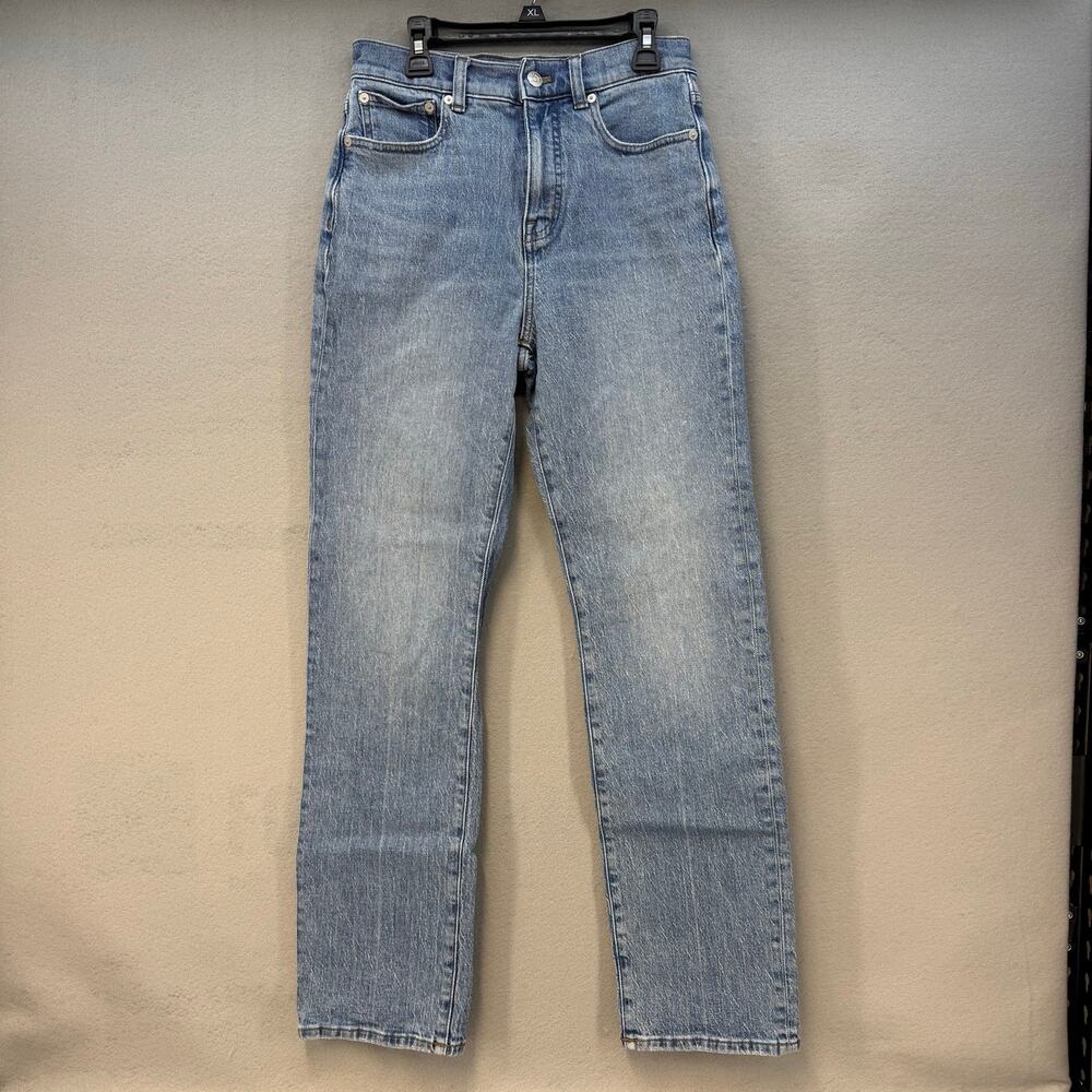 Madewell Jeans Women's 25 (2) Light Blue '90s Straight Preppy Casual EUC - Picture 1 of 15